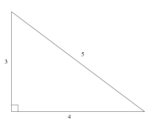 3-4-5 triangle